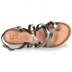 Chaussures Femme Sandales et Nu-pieds Les Petites Bombes BRENDA Gris -Sandales Soldes Boutique 18810880 500 F