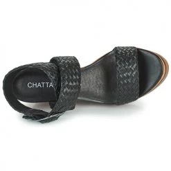 Chaussures Femme Sandales et Nu-pieds Chattawak JANE Noir -Sandales Soldes Boutique 18834088 500 F