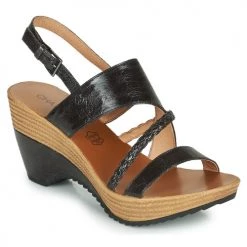 Chaussures Femme Sandales et Nu-pieds Chattawak JULIETTE Noir