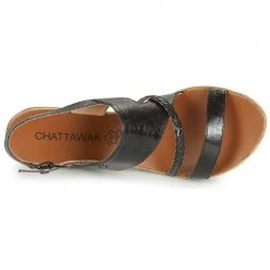 Chaussures Femme Sandales et Nu-pieds Chattawak JULIETTE Noir -Sandales Soldes Boutique 18834089 500 F