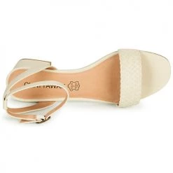 Chaussures Femme Sandales et Nu-pieds Chattawak MUSCADE Crème -Sandales Soldes Boutique 18834096 500 F