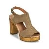 Chaussures Femme Sandales et Nu-pieds Myma POULISSA Taupe
