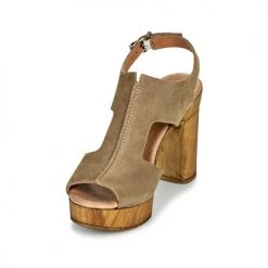 Chaussures Femme Sandales et Nu-pieds Myma POULISSA Taupe -Sandales Soldes Boutique 18836125 500 C