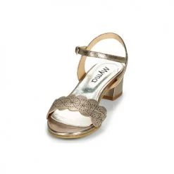Chaussures Femme Sandales et Nu-pieds Myma POULISSADE Doré -Sandales Soldes Boutique 18836128 500 C