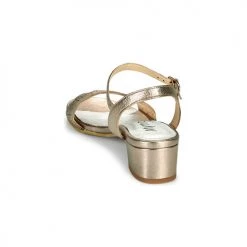 Chaussures Femme Sandales et Nu-pieds Myma POULISSADE Doré -Sandales Soldes Boutique 18836128 500 E