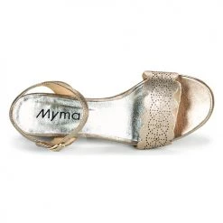 Chaussures Femme Sandales et Nu-pieds Myma POULISSADE Doré -Sandales Soldes Boutique 18836128 500 F