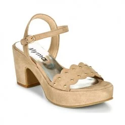Chaussures Femme Sandales et Nu-pieds Myma POULIDOU Taupe