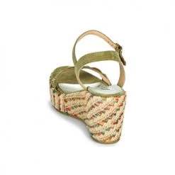 Chaussures Femme Sandales et Nu-pieds Myma POLIDO Kaki -Sandales Soldes Boutique 18836130 500 E