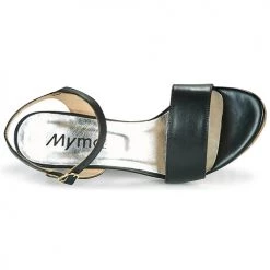 Chaussures Femme Sandales et Nu-pieds Myma POLIDOME Noir -Sandales Soldes Boutique 18836131 500 F