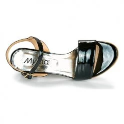 Chaussures Femme Sandales et Nu-pieds Myma POLIDAME Noir -Sandales Soldes Boutique 18836132 500 F