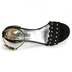 Chaussures Femme Sandales et Nu-pieds Myma POLIVAR Noir -Sandales Soldes Boutique 18836133 500 F
