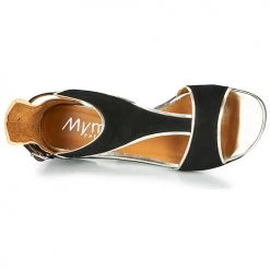 Chaussures Femme Sandales et Nu-pieds Myma POLIBO Noir -Sandales Soldes Boutique 18836134 500 F