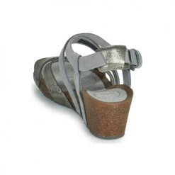 Chaussures Femme Sandales et Nu-pieds Teva MAHONIA WEDGE CROSS STRAP ML Gris / Métal -Sandales Soldes Boutique 18836807 500 E