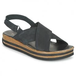Chaussures Femme Sandales et Nu-pieds Think ZEGA Noir