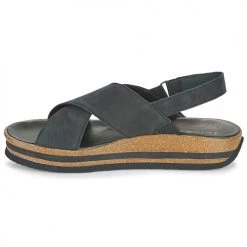 Chaussures Femme Sandales et Nu-pieds Think ZEGA Noir -Sandales Soldes Boutique 18844021 500 D