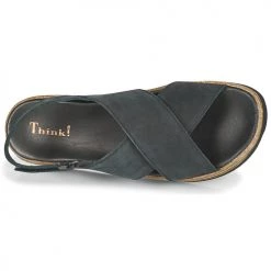 Chaussures Femme Sandales et Nu-pieds Think ZEGA Noir -Sandales Soldes Boutique 18844021 500 F