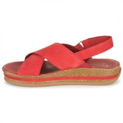 Chaussures Femme Sandales et Nu-pieds Think ZEGA Rouge -Sandales Soldes Boutique 18844022 500 D