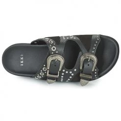 Chaussures Femme Sandales et Nu-pieds Ikks BS80165 Noir -Sandales Soldes Boutique 18852456 500 F