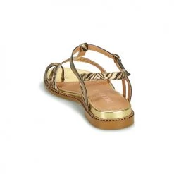 Chaussures Femme Sandales et Nu-pieds Karston SOREN Doré -Sandales Soldes Boutique 18853395 500 E