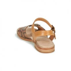 Chaussures Femme Sandales et Nu-pieds Karston XABERO Camel / Python -Sandales Soldes Boutique 18853397 500 E