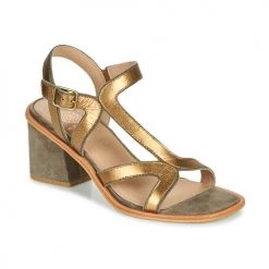 Chaussures Femme Sandales et Nu-pieds Karston PSOK Kaki / Bronze