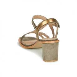 Chaussures Femme Sandales et Nu-pieds Karston PSOK Kaki / Bronze -Sandales Soldes Boutique 18853414 500 E