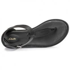 Chaussures Femme Sandales et Nu-pieds Clarks KARSEA POST Noir -Sandales Soldes Boutique 18858116 500 F