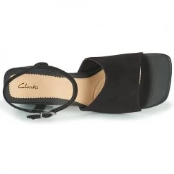 Chaussures Femme Sandales et Nu-pieds Clarks SHEER65 BLOCK Noir -Sandales Soldes Boutique 18858150 500 F