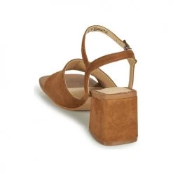 Chaussures Femme Sandales et Nu-pieds Clarks SHEER65 BLOCK Camel -Sandales Soldes Boutique 18858151 500 E