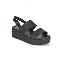 Chaussures Femme Sandales et Nu-pieds Crocs CROCS BROOKLYN LOW WEDGE W Noir