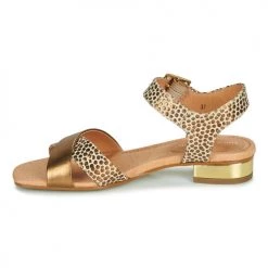 Chaussures Femme Sandales et Nu-pieds Karston KUXA Bronze -Sandales Soldes Boutique 18865572 500 D