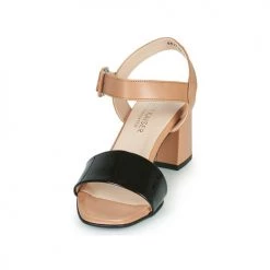Chaussures Femme Sandales et Nu-pieds Peter Kaiser PEORIA Nude / Noir -Sandales Soldes Boutique 18866219 500 C