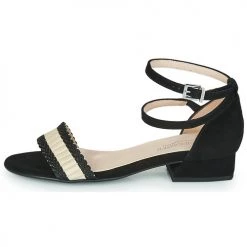 Chaussures Femme Sandales et Nu-pieds Peter Kaiser PUERTO Noir -Sandales Soldes Boutique 18866221 500 D