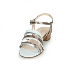 Chaussures Femme Sandales et Nu-pieds Peter Kaiser PATIA Bronze / Blanc -Sandales Soldes Boutique 18866223 500 C