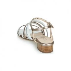 Chaussures Femme Sandales et Nu-pieds Peter Kaiser PATIA Bronze / Blanc -Sandales Soldes Boutique 18866223 500 E