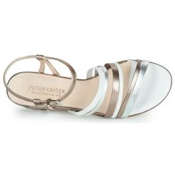 Chaussures Femme Sandales et Nu-pieds Peter Kaiser PATIA Bronze / Blanc -Sandales Soldes Boutique 18866223 500 F