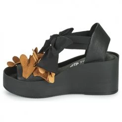 Chaussures Femme Sandales et Nu-pieds Papucei MAYA Noir / Marron -Sandales Soldes Boutique 18866320 500 D