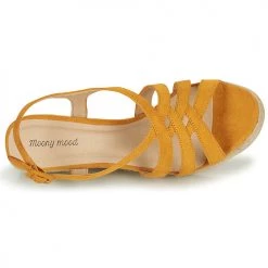 Chaussures Femme Sandales et Nu-pieds Moony Mood ONICE Jaune -Sandales Soldes Boutique 18874231 500 F