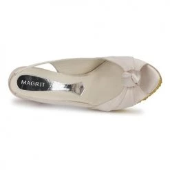 Chaussures Femme Sandales et Nu-pieds Magrit IMPERIALI Blanc / Or -Sandales Soldes Boutique 188942 500 F