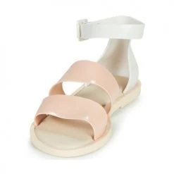 Chaussures Femme Sandales et Nu-pieds Melissa MELISSA MODEL SANDAL Blanc / Rose -Sandales Soldes Boutique 18898271 500 C