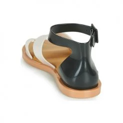 Chaussures Femme Sandales et Nu-pieds Melissa MELISSA MODEL SANDAL Blanc / Noir -Sandales Soldes Boutique 18898272 500 E