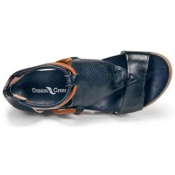 Chaussures Femme Sandales et Nu-pieds Dream in Green LIRABIEN Bleu -Sandales Soldes Boutique 18901074 500 F