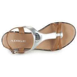 Chaussures Femme Sandales et Nu-pieds Adige ANNABELLE V4 SPECCHIO SILVER Argenté -Sandales Soldes Boutique 18904624 500 F