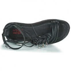 Chaussures Femme Sandales et Nu-pieds Airstep / A.S.98 RAMOS TORSADE Noir -Sandales Soldes Boutique 18906499 500 F