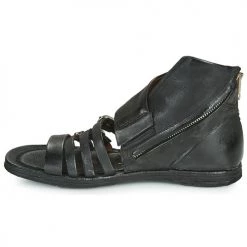 Chaussures Femme Sandales et Nu-pieds Airstep / A.S.98 RAMOS HIGH Noir -Sandales Soldes Boutique 18906500 500 D