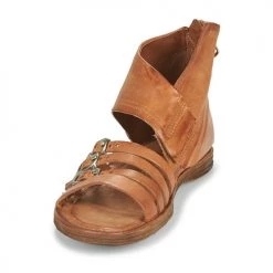 Chaussures Femme Sandales et Nu-pieds Airstep / A.S.98 RAMOS HIGH Camel -Sandales Soldes Boutique 18906501 500 C