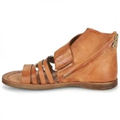 Chaussures Femme Sandales et Nu-pieds Airstep / A.S.98 RAMOS HIGH Camel -Sandales Soldes Boutique 18906501 500 D