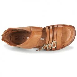 Chaussures Femme Sandales et Nu-pieds Airstep / A.S.98 RAMOS HIGH Camel -Sandales Soldes Boutique 18906501 500 F