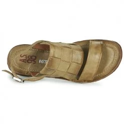 Chaussures Femme Sandales et Nu-pieds Airstep / A.S.98 RAMOS TRESSE Kaki -Sandales Soldes Boutique 18906502 500 F