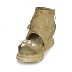 Chaussures Femme Sandales et Nu-pieds Airstep / A.S.98 LAGOS Kaki -Sandales Soldes Boutique 18906513 500 C